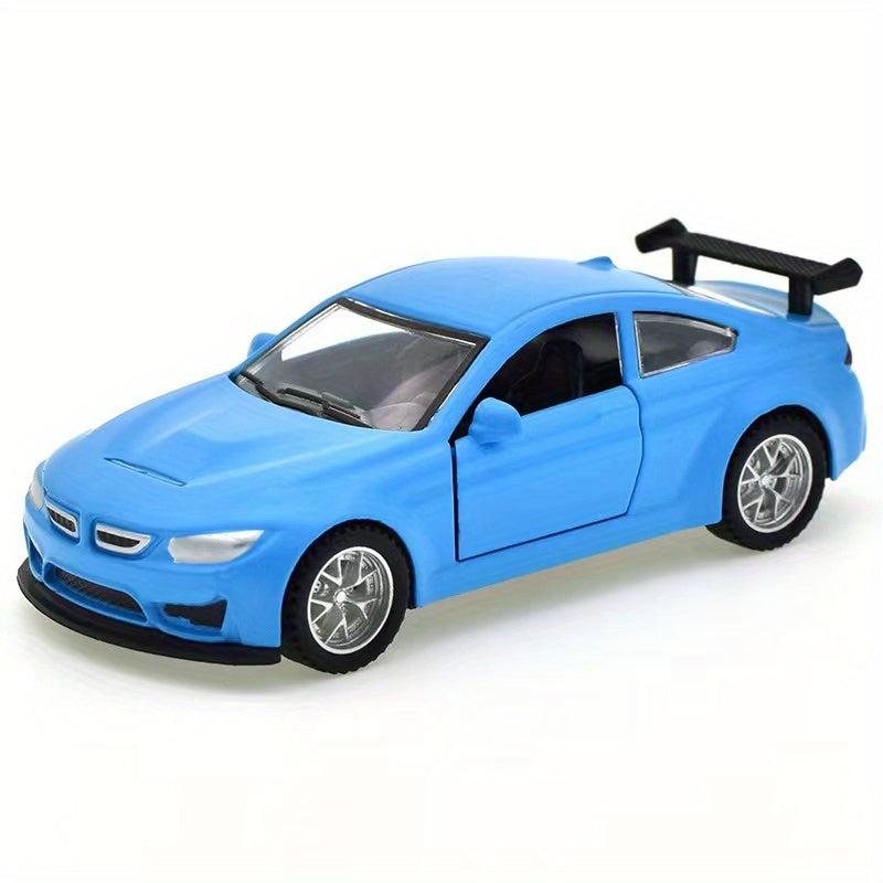 Kids Toy Car Open Door Pull Back Alloy Cake Decoration Ornament Car