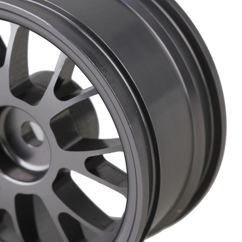 4pcs RC1 10 Flat Sports Car Drift Car Metal Wheel Frame Aluminum Alloy