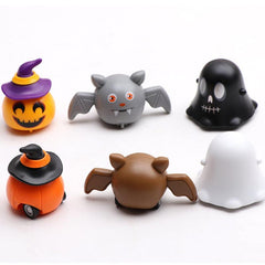 4pcs Pull Back Toy Car Halloween Pumpkin Ghost