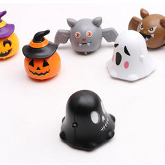 4pcs Pull Back Toy Car Halloween Pumpkin Ghost