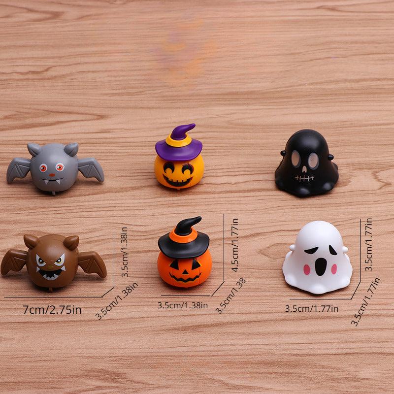 4pcs Pull Back Toy Car Halloween Pumpkin Ghost