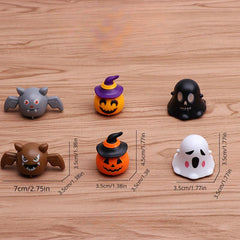 4pcs Pull Back Toy Car Halloween Pumpkin Ghost