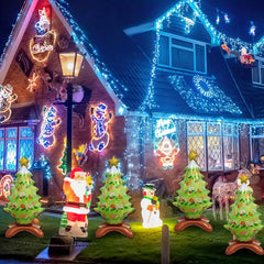 Large Standing Star Christmas Tree Foil Balloon Decoration