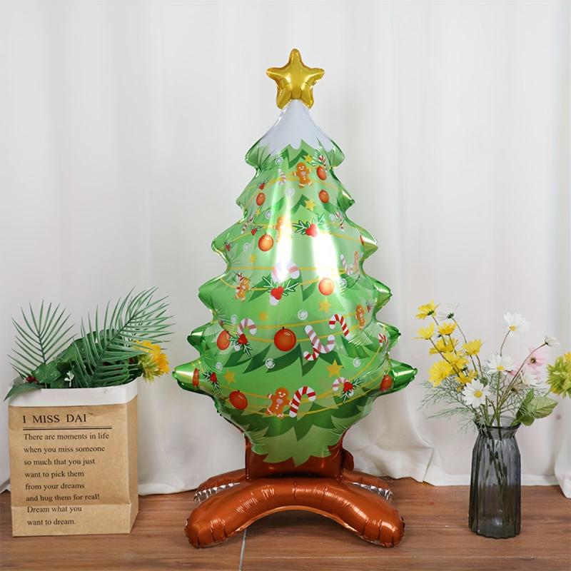Large Standing Star Christmas Tree Foil Balloon Decoration