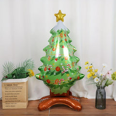 Large Standing Star Christmas Tree Foil Balloon Decoration