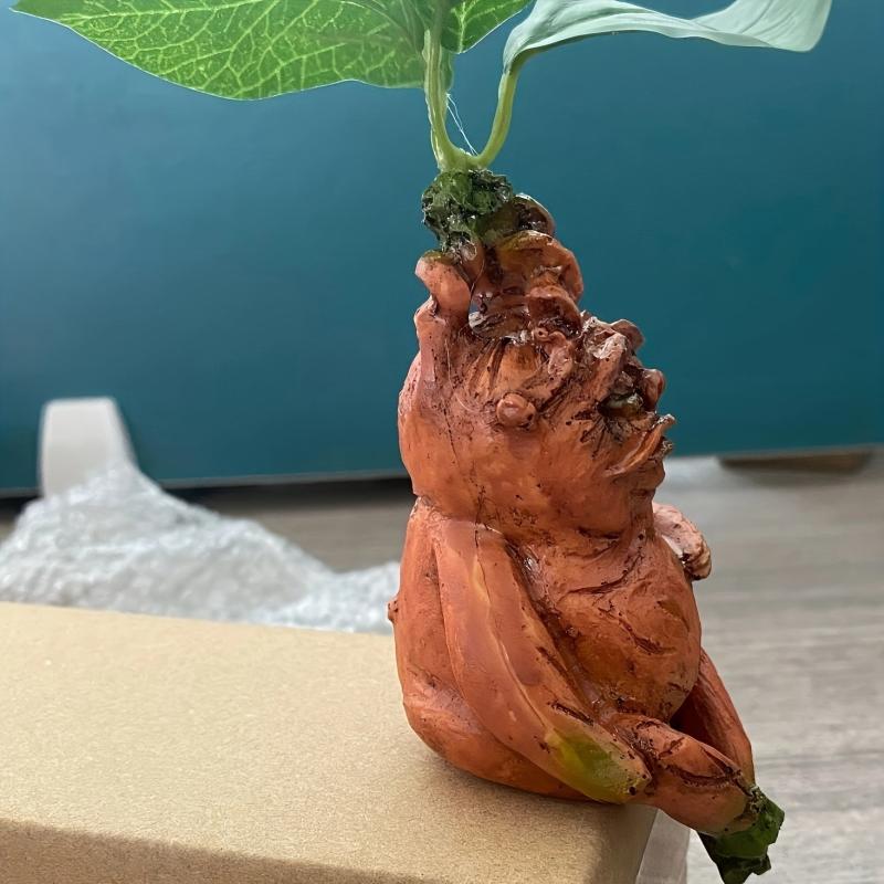 Mandrake Resin Statue Outdoor Decor Micro Landscape Ornament Gift