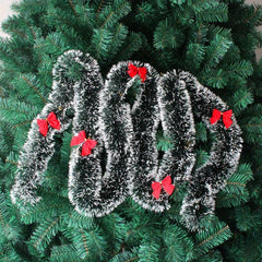 Christmas Rattan Green Snowflakes 8 Diameter Decoration