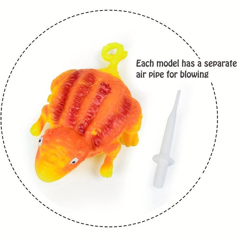 3pcs Funny Dinosaur Balloons Set, Inflatable Animal Toys for Kids
