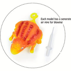 3pcs Funny Dinosaur Balloons Set, Inflatable Animal Toys for Kids