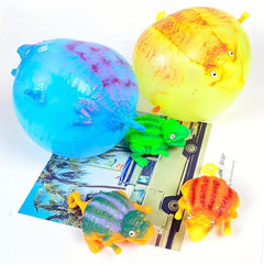 3pcs Funny Dinosaur Balloons Set, Inflatable Animal Toys for Kids