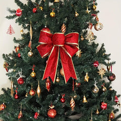 1pc Christmas Pendant Christmas Bow Ornament Decoration