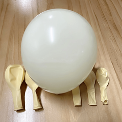 20pcs 10in Ivory Latex Balloon Party Decoration Balloon