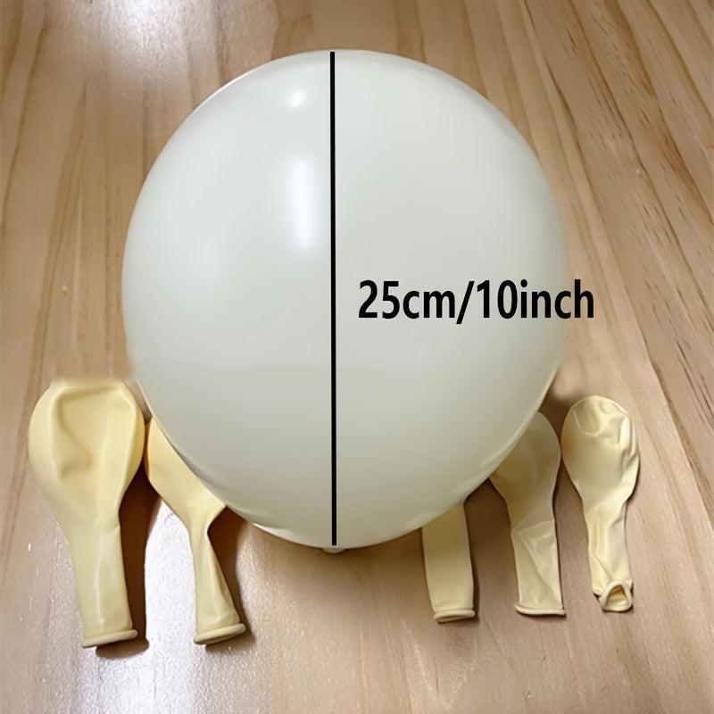20pcs 10in Ivory Latex Balloon Party Decoration Balloon