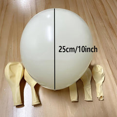 20pcs 10in Ivory Latex Balloon Party Decoration Balloon