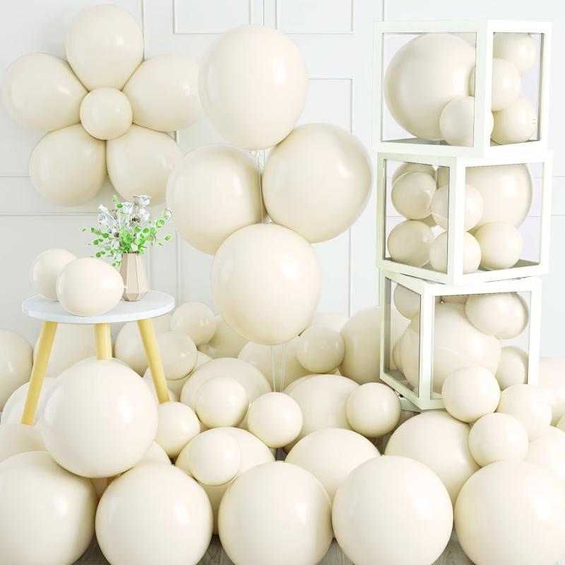 20pcs 10in Ivory Latex Balloon Party Decoration Balloon