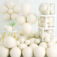 20pcs 10in Ivory Latex Balloon Party Decoration Balloon