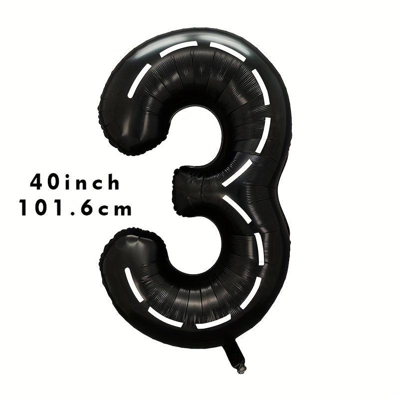 1pc 101 6 Cm Number Aluminum Film Balloon Birthday Decoration