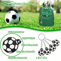 40pc Football Party Bag Fillers Keychains Whistles Tattoos Bracelets Favors