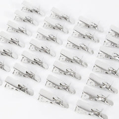 50pcs Mini Metal Clips Christmas Tree Flower Ornaments Fixed Clip
