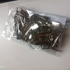 50pcs Mini Metal Clips Christmas Tree Flower Ornaments Fixed Clip