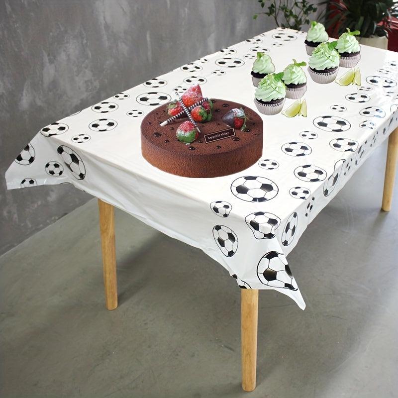Football Table Cloth Soccer Arch Garland Birthday Party Supplies