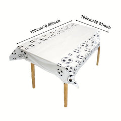 Football Table Cloth Soccer Arch Garland Birthday Party Supplies