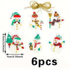 6pcs Christmas House Party Decoration