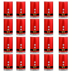20pcs Christmas Red Candy Bag Gift Bag Funny Pattern Holiday Treat Bag