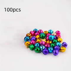 100pcs Small Bells for Christmas & Holiday Decoration DIY Crafts
