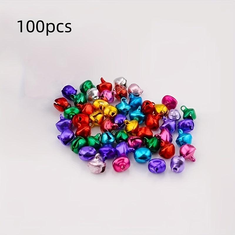 100pcs Small Bells for Christmas & Holiday Decoration DIY Crafts