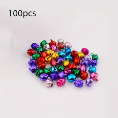 100pcs Small Bells for Christmas & Holiday Decoration DIY Crafts