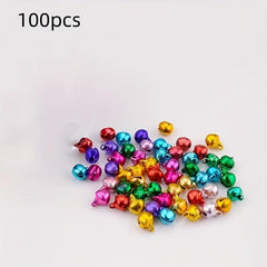 100pcs Small Bells for Christmas & Holiday Decoration DIY Crafts