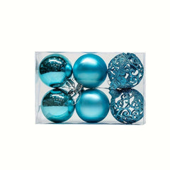 6pcs Christmas Tree Ball Decorate Hanging Balls For Holiday Decor
