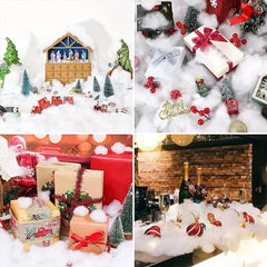 100g Simulation Snow Christmas Party Decoration Snowflake