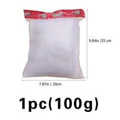 100g Simulation Snow Christmas Party Decoration Snowflake
