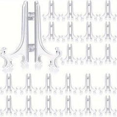 10pcs Mini Painting Stand Holder Plastic Plate Stand For Display