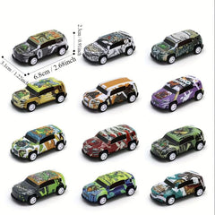 Alloy Car Iron Car Kids Toy Model Ornaments Bulk Pull back Small Car