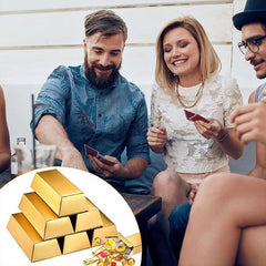 15pcs Large Brick Gift Boxes Christmas Golden Bar Boxes