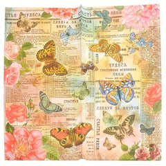 20pcs Colorful Floral Napkins for Mother's Celebrations