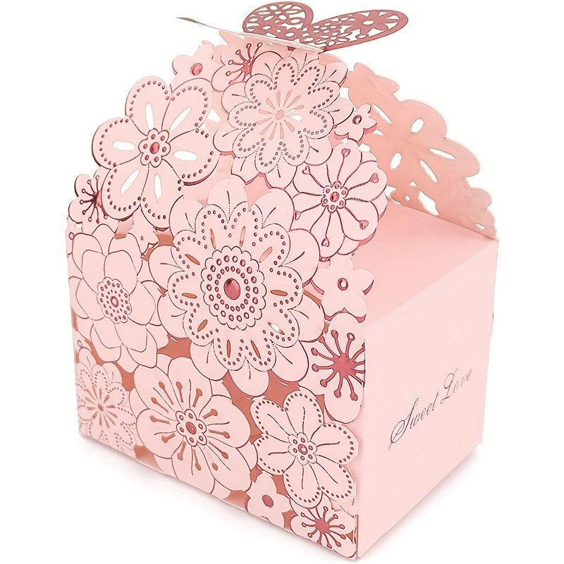10pcs Butterfly Wedding Candy Box for Party Supplies