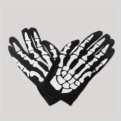 Night Glow Skeleton Claw Mitten Gloves