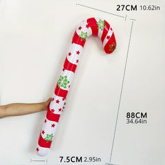 Inflatable Christmas Candy Cane Stick Balloons - Outdoor Decor