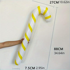 Inflatable Christmas Candy Cane Stick Balloons - Outdoor Decor