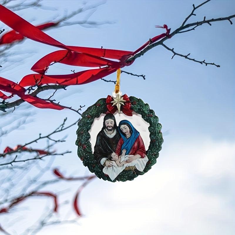 Christmas Jesus Pendant Holiday Party Decoration