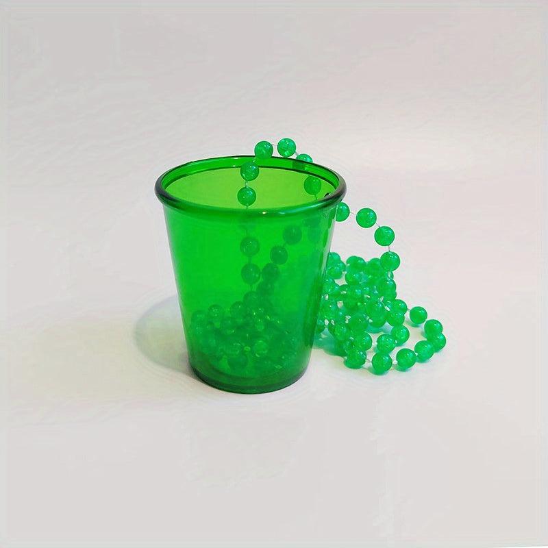 Halloween Shot Glass Beaded Necklace Single Cup Birthday Bride Christmas Party