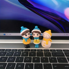 Christmas Halloween Couple DY Crafts Winter Clothes Couple Snowman Ornaments