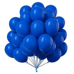 50 Colorful Balloons w/ Ribbon For Parties & Holidays