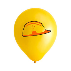 18pcs Engineering Car Theme Balloons 30-48cm Excavator Birthday Party Decor