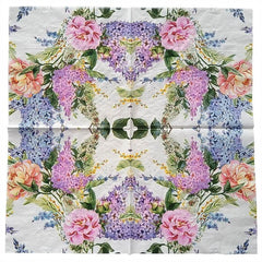 20pcs Lavender Printed Paper Napkins Colorful Party Decoration Napkins