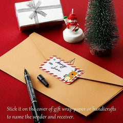 500 Pcs Christmas Santa Claus Stickers Self Adhesive Gift Decor